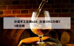 汾酒手工佳酿v20  汾酒1952汾藏53度佳酿