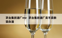 茅台集团酒厂mv  茅台集团酒厂卖不卖散装白酒