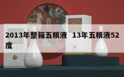2013年整箱五粮液  13年五粮液52度
