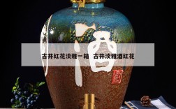 古井红花淡雅一箱  古井淡雅酒红花