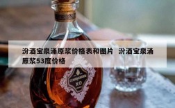 汾酒宝泉涌原浆价格表和图片  汾酒宝泉涌原浆53度价格
