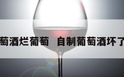 自制葡萄酒烂葡萄  自制葡萄酒坏了能干嘛