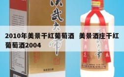 2010年美景干红葡萄酒  美景酒庄干红葡萄酒2004