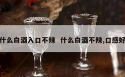 什么白酒入口不辣  什么白酒不辣,口感好