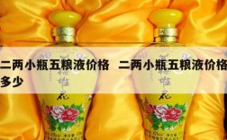 二两小瓶五粮液价格  二两小瓶五粮液价格多少