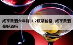 咸亨黄酒六年陈1L2瓶装价格  咸亨黄酒是好酒吗