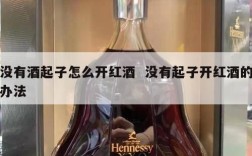没有酒起子怎么开红酒  没有起子开红酒的办法
