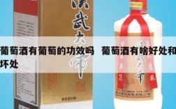 葡萄酒有葡萄的功效吗  葡萄酒有啥好处和坏处