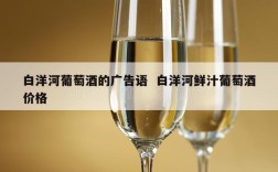 白洋河葡萄酒的广告语  白洋河鲜汁葡萄酒价格