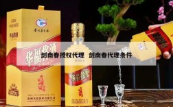 剑南春授权代理  剑南春代理条件