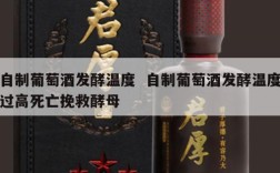 自制葡萄酒发酵温度  自制葡萄酒发酵温度过高死亡挽救酵母