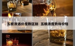 五粮液酒价度数区别  五粮液度数和价格