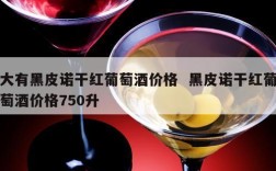 大有黑皮诺干红葡萄酒价格  黑皮诺干红葡萄酒价格750升