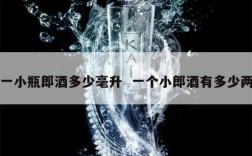一小瓶郎酒多少毫升  一个小郎酒有多少两