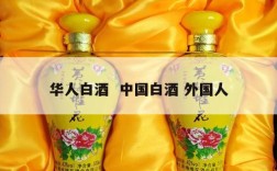 华人白酒  中国白酒 外国人