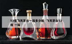 53度飞天茅台一箱多少瓶  飞天茅台53度 一箱
