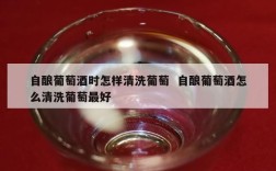 自酿葡萄酒时怎样清洗葡萄  自酿葡萄酒怎么清洗葡萄最好