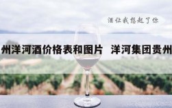 贵州洋河酒价格表和图片  洋河集团贵州贵酒