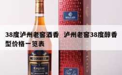 38度泸州老窖酒香  泸州老窖38度醇香型价格一览表