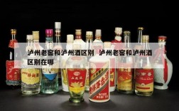 泸州老窖和泸州酒区别  泸州老窖和泸州酒区别在哪