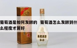 葡萄酒是如何发酵的  葡萄酒怎么发酵到什么程度才算好