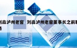 刘淼泸州老窖  刘淼泸州老窖董事长之前职务
