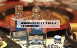 郎哥郎酒价格表和图片大全  郎酒郎哥448度每瓶价格表和图片