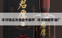 洋河镇远洋酒业中国梦  洋河镇圆梦酒厂