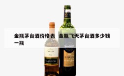 金瓶茅台酒价格表  金瓶飞天茅台酒多少钱一瓶