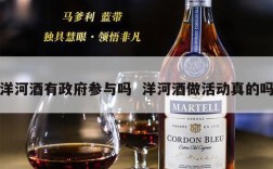 洋河酒有政府参与吗  洋河酒做活动真的吗