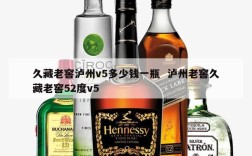 久藏老窖泸州v5多少钱一瓶  泸州老窖久藏老窖52度v5