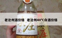 老沧州酒价格  老沧州40℃白酒价格
