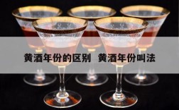 黄酒年份的区别  黄酒年份叫法