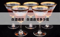 白酒遇见  白酒遇见多少度