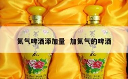 氮气啤酒添加量  加氮气的啤酒