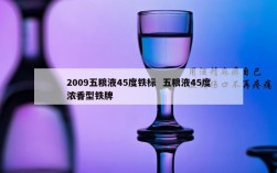 2009五粮液45度铁标  五粮液45度浓香型铁牌