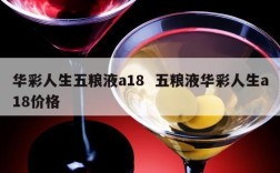 华彩人生五粮液a18  五粮液华彩人生a18价格
