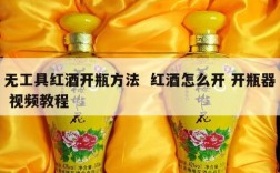 无工具红酒开瓶方法  红酒怎么开 开瓶器 视频教程
