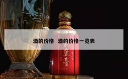 酒的价格  酒的价格一览表