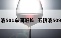 五粮液501车间班长  五粮液509车间