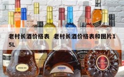 老村长酒价格表  老村长酒价格表和图片15L