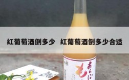 红葡萄酒倒多少  红葡萄酒倒多少合适