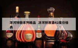 洋河特醇系列精品  洋河特液酒42度价格表