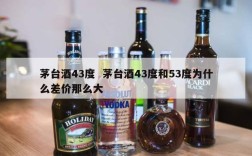 茅台酒43度  茅台酒43度和53度为什么差价那么大