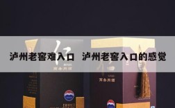 泸州老窖难入口  泸州老窖入口的感觉