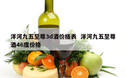洋河九五至尊3d酒价格表  洋河九五至尊酒46度价格