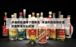 洋酒和白酒哪个度数高  洋酒的度数和白酒的度数有什么区别