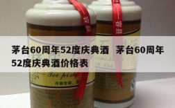 茅台60周年52度庆典酒  茅台60周年52度庆典酒价格表