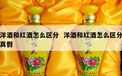 洋酒和红酒怎么区分  洋酒和红酒怎么区分真假