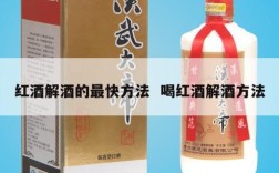红酒解酒的最快方法  喝红酒解酒方法